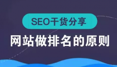 干货SEO分享：网站做排名的原则