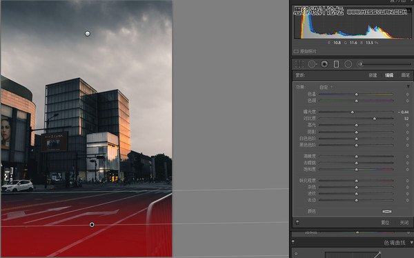 Photoshop结合LR制作质感冷色的城市照片,PS教程,思缘教程网