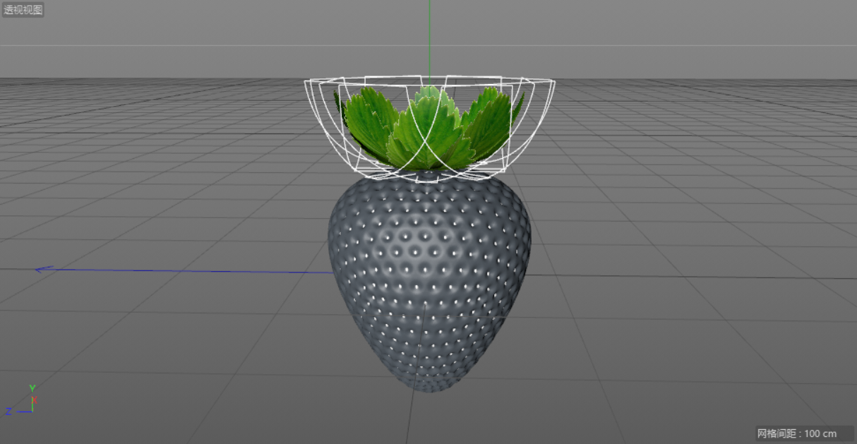 C4D制作逼真的草莓建模及渲染,PS教程,思缘教程网