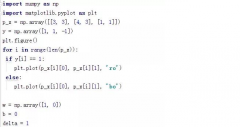 python实现感知机线性分类模型示的代码