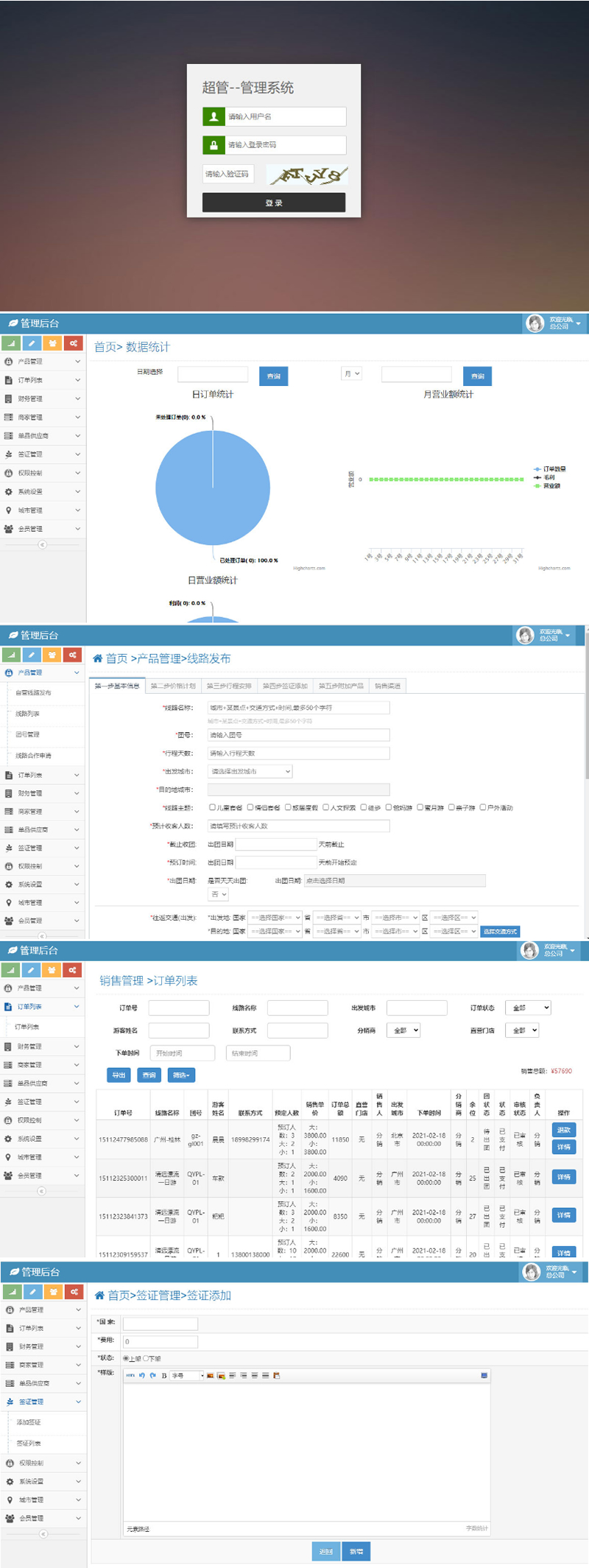 旅游智能CRM系统源码_旅游公司管理游客系统_Thinkphp3.2.2+bootstrap内核