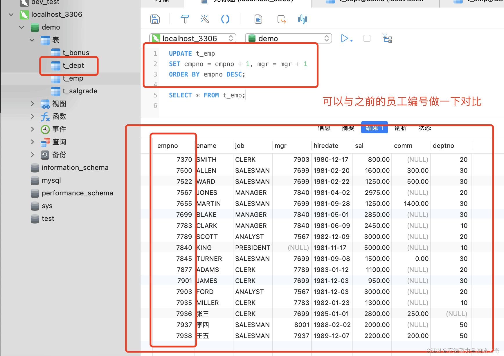 MySQL学习—数据更新操作详细介绍