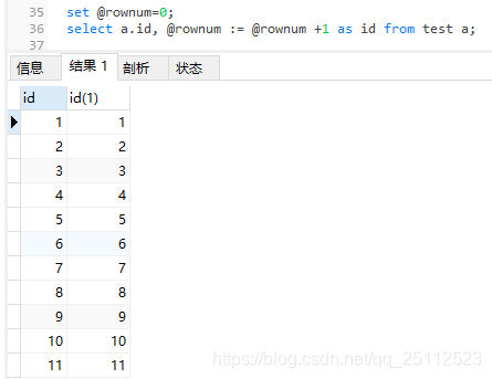 MySQL如何设置某个字段的值自增