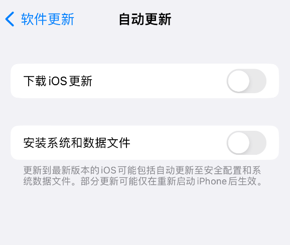 iPhone14系列机型如何关闭系统更新_iPhone14系列机型关闭系统更新方法