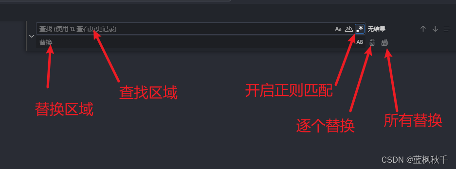 vscode中模糊搜索和替换案例介绍