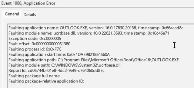 临时方案!修复Win10/Win11 Outlook崩溃问题